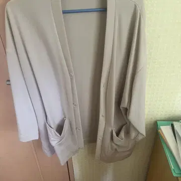 베이지 오버 사이즈 가디건