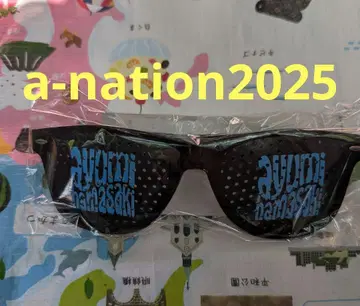 a-nation 2025 하마사키 아유미 핀홀 안경 BLACK