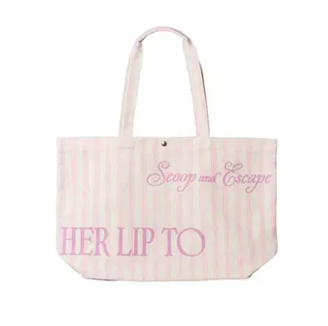 herlipto Scoop and Escape Large Tote 핑크