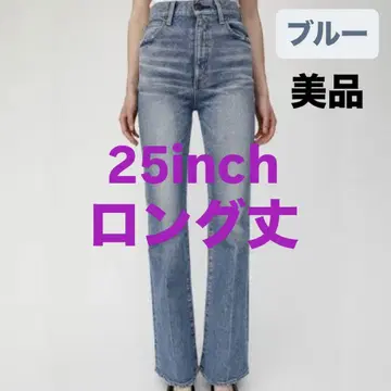 moussy MVS FLARE(L) 롱 기장 블루 25inch