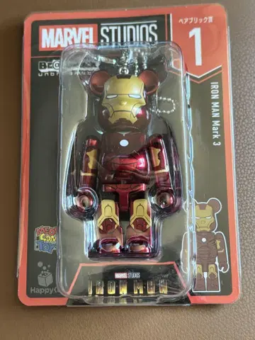 MARVEL 해피 복권 베어브릭상 1 아이언맨