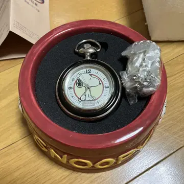 FOSSIL 스누피 회중시계 한정품