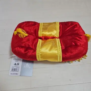 미사용 새상품 디즈니 술탄 티슈 박스 커버 빨간색 금색