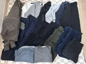 남성용 가을 겨울 의류 메인 18점 이상 세트 묶음 판매