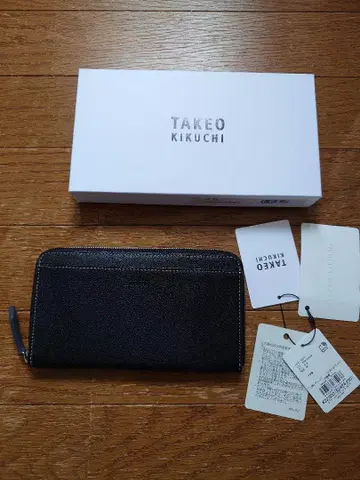 TAKEO KIKUCHI 고트 스킨 컴팩트 장지갑 신상 만 엔권 딱 맞는