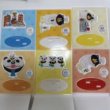 팬더의 숟가락과 프라이팬더 아크릴 스탠드 컴플리트 세트