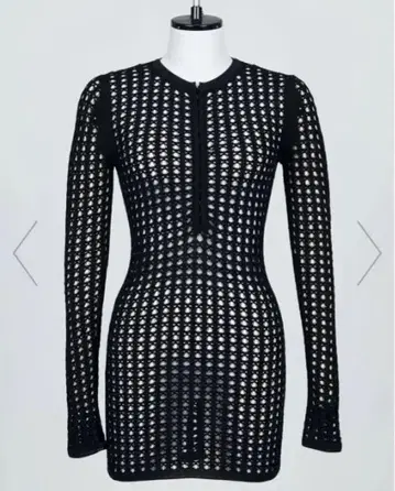 fetico MESH KNIT LONG-SLEEVE TOP