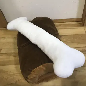 [뼈 분리 가능] 만화 고기 BIG 봉제 인형 새상품 택 포함