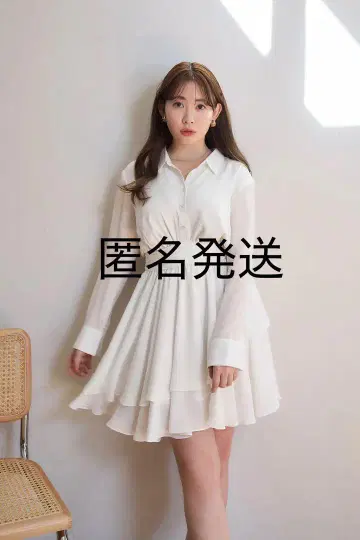 Her lip to Murcia Chiffon Shirt Dress