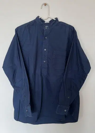 INDIVIDUALIZED SHIRTS 밴드 카라 오버 셔츠