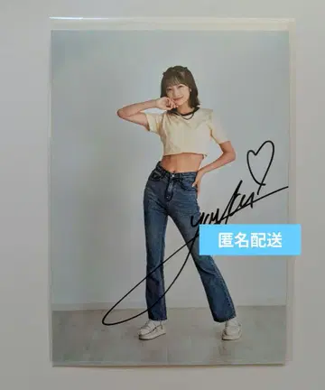 오가와 벚꽃 친필 사인 포함 사진