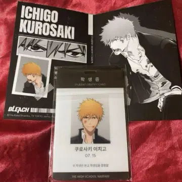 쿠로사키 이치고 BLEACH 학생증 서울 한국전