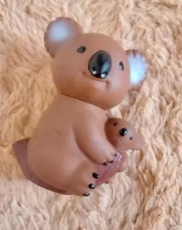 후지 은행 코알라 부녀 피규어 저금통