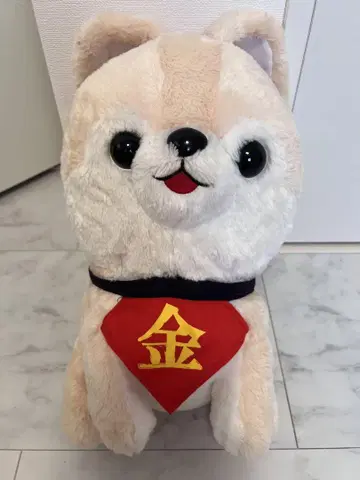 시바견풍 봉제 인형 ( 빨간색 손수건 포함 )