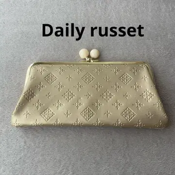 Daily russet 데일리러셋 가마구치 장지갑 새상품급
