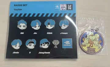 [ 유통 없음 초레어 ] BTS TinyTAN 배지 한정판 한정반 가챠