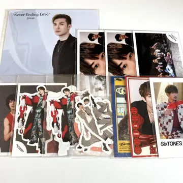 SixTONES 제시 포토 카드 스티커 자켓 사진