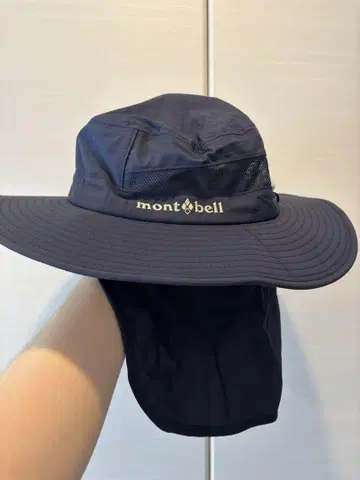 mont-bell 몽벨 사하라 햇 M 사이즈 네이비 모자 아웃도어