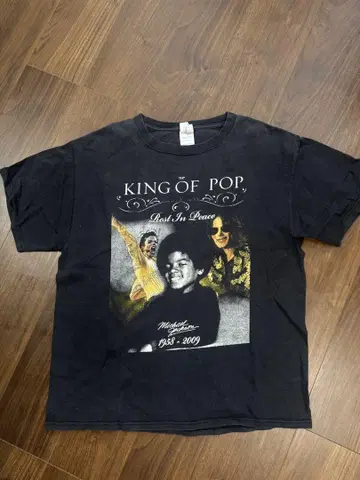 마이클 잭슨 T셔츠 KING OF POP