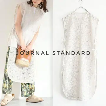 미사용품 JOURNAL STANDARD 케미컬 레이스 레이어드 원피스