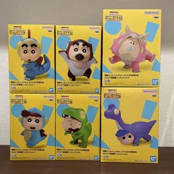 짱구는 못말려(크레용 신짱) 피규어 6체 세트 공룡 일기