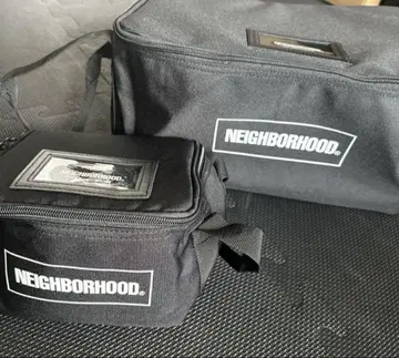 NEIGHBORHOOD 보관 케이스 블랙 중 소 2세트
