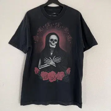 vintage 스컬 T셔츠 구제 의류