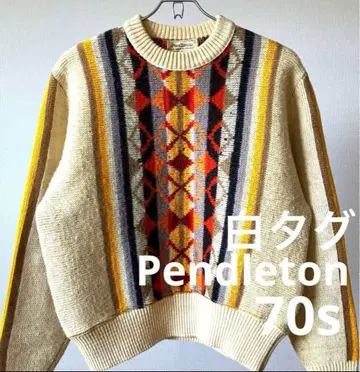 70s Pendleton 스웨터