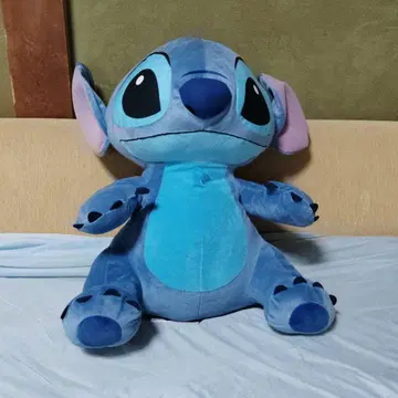 스티치 봉제 인형 중형 파랑