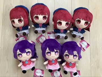 최애의 아이 앉은 봉제 인형 2종 7개 세트