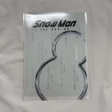 SnowMan 미니 포스터 L 홀더 세트