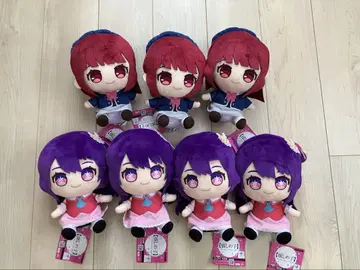 최애의 아이 앉은 봉제 인형 2종 각 7개 세트 1