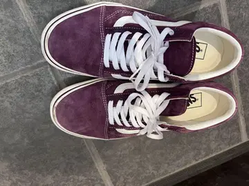 VANS 퍼플 스웨이드 스니커즈
