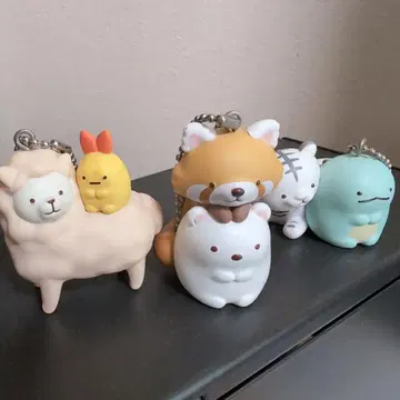스미코구라시와 토부 동물공원의 생물들 마스코트 볼체인 3종 세트