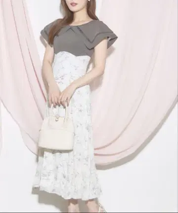 빅 칼라 백 레이스업 도킹 원피스 tocco closet
