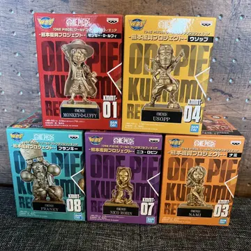 구마모토 부흥 프로젝트 ONE PIECE 월드 컬렉터블 피규어 5세트