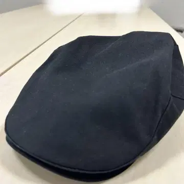 블랙 코튼 헌팅 모자