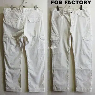 FOB팩토리 클래시코 스트레치 슬림 카고 팬츠 [ L ] 화이트