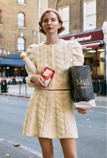 the toe Piccadilly Skirt knit 세트 묶음 판매