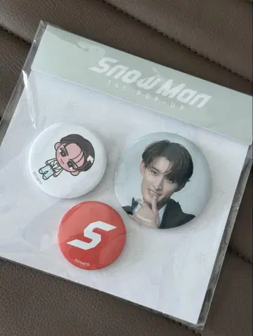 무카이 코지 SnowMan 팝업 캔 배지 세트