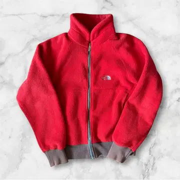 80s? THE NORTH FACE 플리스 자켓 레드