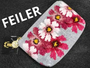 [ 새상품 ] FEILER 페이러 파우치 위드신시아리티 그레이 코스모스