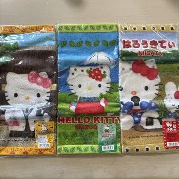 지역 한정 키티 핸드 타월