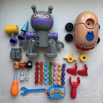 호빵맨 조립 DIY 나사나사 호빵맨 호와 다다단단 세트