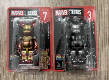 MARVEL 아이언맨 마크 42 워 머신 베어브릭 Happy 복권