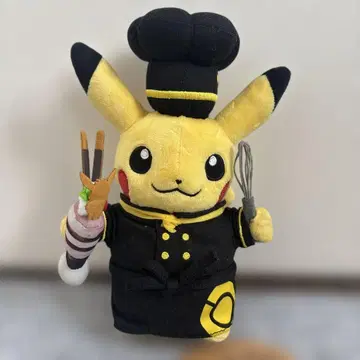 파티시에 피카츄 Pokemon Cafe 봉제 인형 셰프 파르페