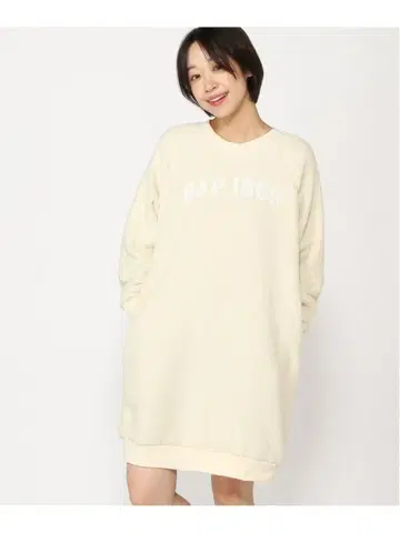 GAP 아치 로고 보아 맨투맨 원피스 새상품