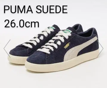 익명 배송 새상품 PUMA 푸마 SUEDE 스웨이드 네이비 26.0cm
