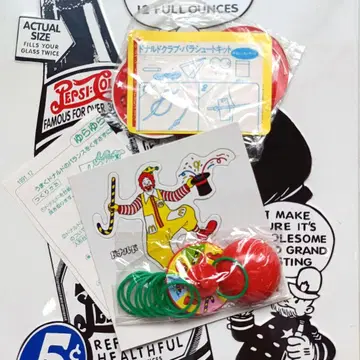 도날드 클럽 맥도날드 90s 완구 지류