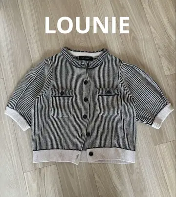 가격 인하 새상품급 LOUNIE 루니 니트 자켓 가디건